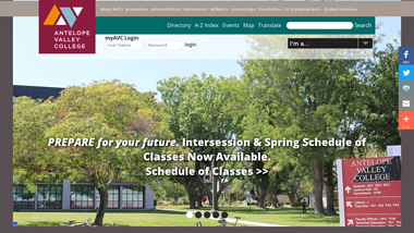 is avc.edu Up or Down