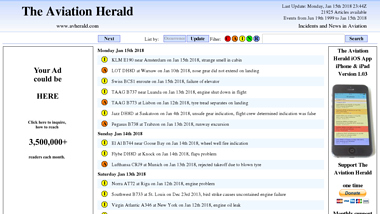 is avherald Up or Down