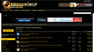 is blackhatworld Up or Down