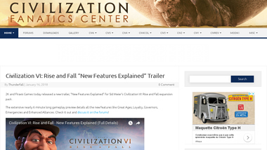 is civfanatics Up or Down