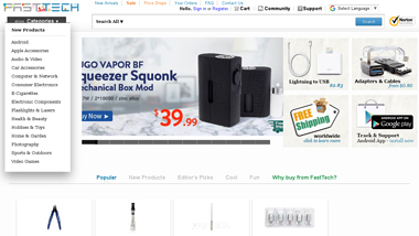 is fasttech Up or Down