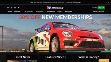 is iracing Up or Down