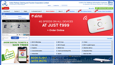 is irctc.co Up or Down