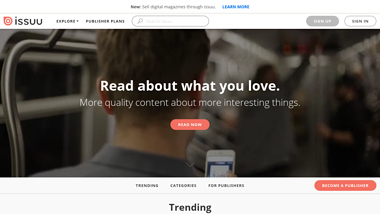 is issuu Up or Down