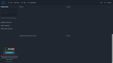 is jsfiddle Up or Down