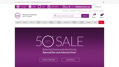 is littlewoods Up or Down