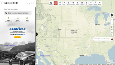 is mapquest Up or Down