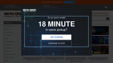 is microcenter Up or Down