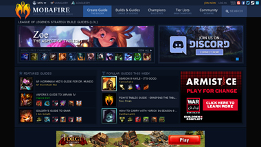is mobafire Up or Down