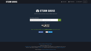 is mysteamgauge Up or Down