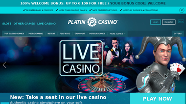 is platincasino Up or Down