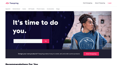 is teespring Up or Down