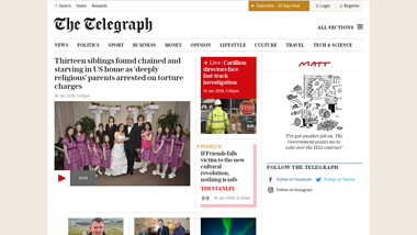 is telegraph Up or Down