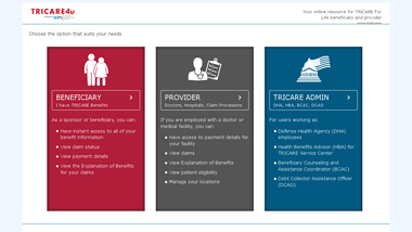is tricare4u Up or Down