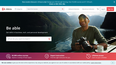 is udemy Up or Down