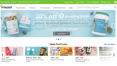 is vitacost Up or Down