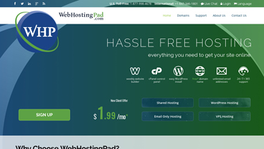 is webhostingpad Up or Down