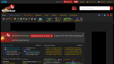 is wowhead Up or Down